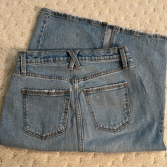 Universal thread midi high-rise denim skirt. - Picture 6 of 9